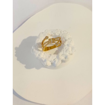 Δαχτυλίδι Χρυσό 14K - Γυναικείο, με Ζιργκόν (RI551)